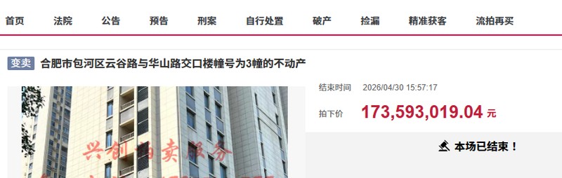  【深度解析】合肥宝能城批量法拍房：129人合伙拿下一栋楼背后的投资逻辑 房产家居