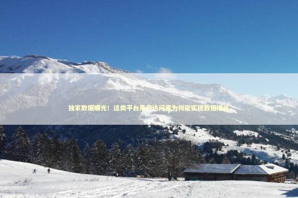 独家数据曝光！这类平台用户访问量为何能实现数倍增长